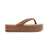 SANDÁLIA MARROM FLATFORM MARROCOS MID Z 19083 0001 0026 BRIZZA - Vintedoisk